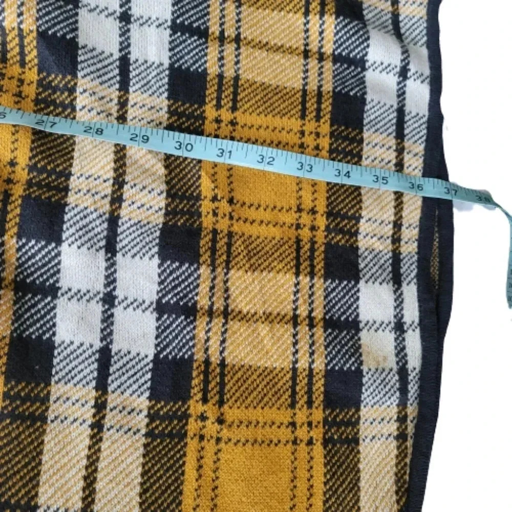 Jones new york plaid cape sweater Pancho size S/M - Picture 4 of 16